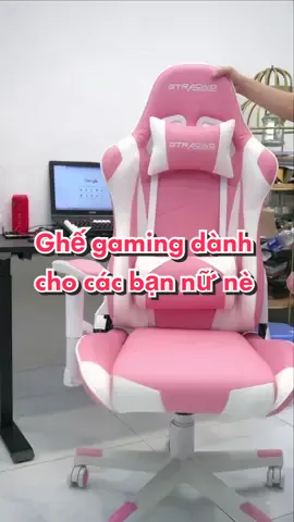 Ghế gaming dành cho các bạn nữ nè ama-gtracing #ghegamechair #ghelamviecgiare #LearnOnTikTok #amafurniture 