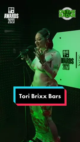 My girl #ToriBrixx stepped in the #OnTheRadar booth with something to say!! #BETAwards back on thursday! 