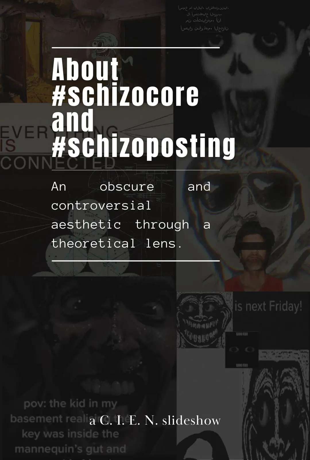 Analysis of the schizoposting aesthetic. . . . #schizofrenia  #schizoposting #schizocore #esoteric #spongebob #schizospongebob #meme #corecore #traumacore #philosophy #philosophytiktok #guattari #deleuze #nexoteric #theorytok 