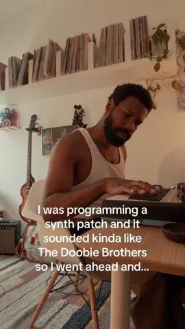 What a fool believeeeees he seeeeeeees 🎶😂 #instrumental #producertok #doobiebrothers #whatafoolbelieves #cover #Synthtok 