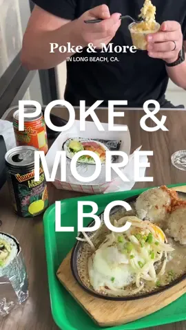 David and I recently had our very first poke burrito and our lives were never the same after — it’s literally all we crave now 😅 If you’re ever in Long Beach, check out Poke & More! Their poke and loco moco is out of this world good 🔥 #pokeburrito #sushiburritos #locomoco 