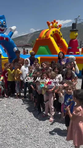 Eid Mubarak from all of us to all of you. We take this opportunity to say Jazakallah to each and every one of you for the love and support that you always show us.  This year has been unforgettable and we pray Allah continues to bless us and makes us a source of happiness for those who are not as fortunate as us. Please keep us in your duas 🤍🤲 #eidparty #islamicrelief #turkey #hatay  #eidmubarak #children 