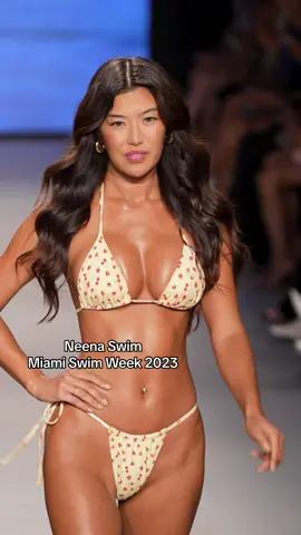 Model @Jennleezy walking for swimwear designer @Neena Swim at Miami Swim Week 2023. Be sure to follow me as well as Like and Comment to see Future Content First!👍 #bikini #bikinimodel #Runway #swimsuit #fyp 
