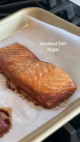 smoked salmon DUUUUUPE 🫨 #smokedfish #salmon 