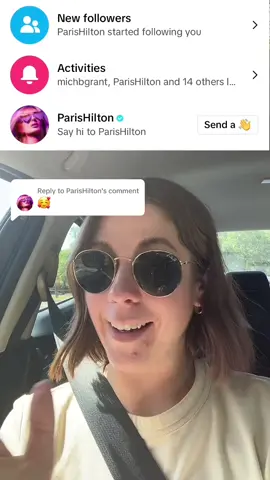 Replying to @ParisHilton did not have this on my bingo card for today. Speechless! 