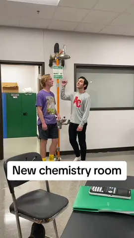 Should make this an annual tradition at this point 🤷‍♂️  It was a privilege to shower alongside Giorgi @hangingspencer  #highschool #chemistry #fyp #emergencyshower #foryou #theboys 