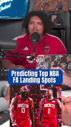 Trying to predict where the top NBA Free Agents will land #jamesharden #kyrieirving #fredvanvleet #NBA 