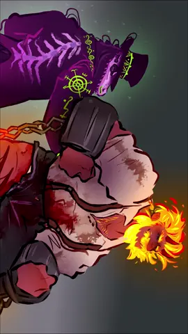 In case of desperation, throw the big fella to the even bigger fella The incredible Kremy dread design is by @i_passaroazul, which is canon in my heart and in my soul #legendsofavantrisfanart #onceuponawitchlight  #kremylecroux  #gideoncoal