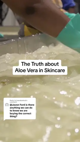 #stitch with @Science Insider  #cosmeticchemist #skincare #aloejuice 