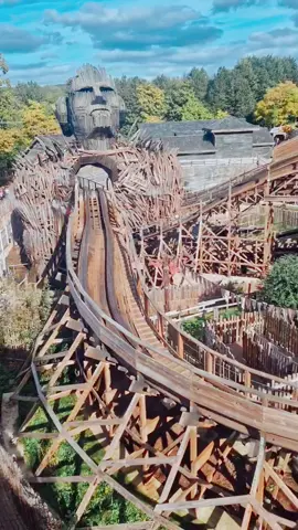 What a amazing view of Wicker Man #altontowers #altontowersresort #wickerman #wickermanride #ride #stunningview #foryou #fy @Alton Towers Resort 
