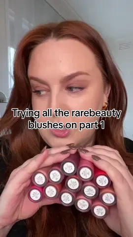 Lets try on all the @Rare Beauty soft pinch liquid blushes #rarebeauty #rarebeautyblush #rarebeautymakeup #rarebeautyreview #rarebeautysoftpinchliquidblush #softpinchliquidblush #liquidblush #blushtryon #blushswatch #blushswatches 