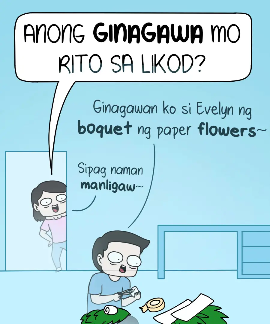 Flowers mula sa manliligaw 🤭😂🌹  #Multoserye #episode190 #Sskait #pagpag #Sskaitcomics #Comics  