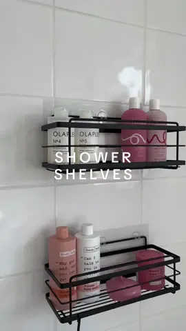 the perfect way to organise your shower!! 🧖🏽‍♀️☁️ the shelves are linked on my amazon storefront under ‘bathroom favourites’ 🛁 #organization #bathroomorganization #bathroomrestock #bathroomcheck #showertok #showerroutine #showerproducts #amazonfinds #amazonmusthaves #thatgirl #cleangirlaesthetic #aesthetic #Lifestyle #motivation #productivity #trending #unboxing #asmr #satisfying 