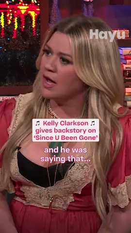 Kelly Clarkson responds to Clive Davis’s claims in his book about the making of “Since U Been Gone.” #WWHL #RealityTV #Hayu #KellyClarkson