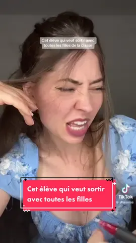 Vous avez rencontré ce ou cette élève cette année ? 😂 j’ai vraiment assisté à cette scène en classe, ça m’a fait rire (bon j’ai « un peu » exagéré dans la vidéo), je devais en faire une scène 😭 à prendre toujours au second degré et toujours sans aucun jugement 😉 #humour #pourtoi #foryou 