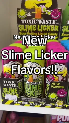 Have you tried the new ones yet?? Sour Apple & Black Cherry 👅 Come check out this and much more! 4270 Riverwalk Pkwy. Suite 102 Riverside Ca. 92505 #slimelicker #newslimelickers #toxicwaste #sourcandy #candyvideo #candystore #slimelickers #slimelickercandy 