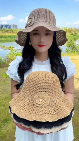 Nón cói tiểu thư chống nắng có thể gấp gọn tiện dụng mang đi du lịch.muxinh#chuyensilenonthoitrangnu#tiktokvietnamm 