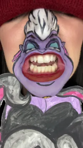 By popular demand…. SHE is here. #ursula #howtopaintursula #howtodraw #facepaint #creator #trusttheprocess #art #entertainment #thelittlemermaid #fyp #viral 