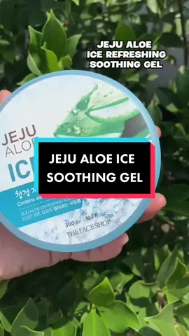 Jeju Aloe Ice Soothing Gel❤️ 😍❤️✨#fyp #fypage #fypシ゚viral #thefaceahop #beauty #skincare #female #male #drbelmuer#thefaceshopmalaysia #thankyoutiktok #thankyousupport #produkviral #produkviraltiktok #produkviraltiktokshop #tiktokmakemebuyit 