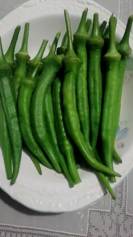 NILAGANG OKRA WITH BAGOONG 😊 #fyp  #nilagangokra #bagoong #tiktok 