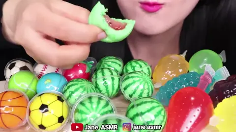 Permen Jelly Gummy Semangka (cr: Jane ASMR) #satisfyouall #permenjelly #permenjellygummy #watermelongummy #jellygummy #jellygummys #gummyball #candyball #gummyball #cemilantiktok 