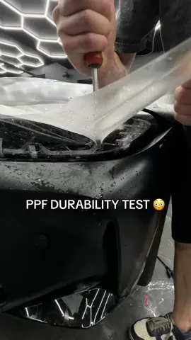PPF ( Paint Protection Film) Durability Test  Protect Your investment 💎#MLYFE #fyp #carsoftiktok 