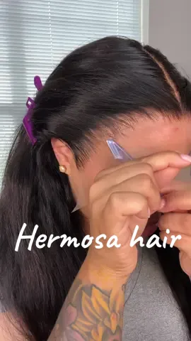@hermosahair Hermosa Skin Melt HD Lace Wigs 13x4 Lace Front Wigs Straight Human Hair Wigs Code: “TT18” gets an extra 18% off linked in bio #fypシ #skinmelthdlace #straightwig #butterflyclips #blackhair #wiginstall 