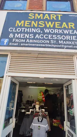 Smart menswear Church Street Blackpool #fyp #fypmensclothing #mensclothes #blackpool #fashion #blackpool #clothes #shopping #churchstreet #fypshopping #myersfamily 