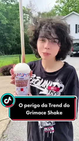 Entenda a gravidade da trend do Grimace Shake. #grimaceshake #grimacechallenge 