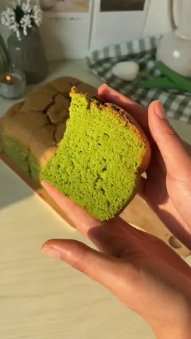 If you’re craving a soft, and pillowy cake, I gotchu 🤍☁️ the recipe is online on Whisk #baking #Recipe #castellacake #cake #matcha @MATCHA.COM 