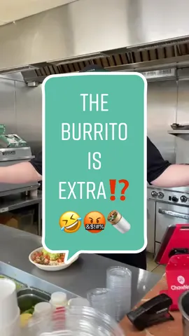 THE BURRITO IS EXTRA⁉️🤣🤬🌯 #tacos #burritos #food #Foodie #dinner #cheapeats #fresh #local #uber #grubhub #Love #instafood #instaphoto #yummy#guacamole #srirchaaioli #boston #funny #funny #comedy #fyp #mukbang #youtube 