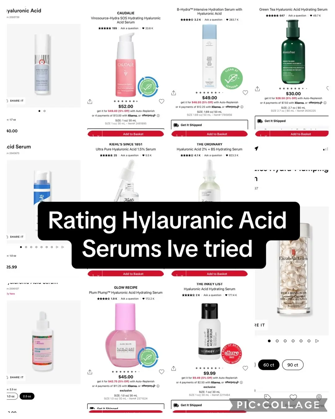 Rating hylauranic acid serums ive tried #beautytiktoker #beauty #BeautyTok #fyp #beautytiktok #fypbeauty #skincaretiktoker #haircaretiktoker #beautyfyp #microinfluencer #sephora #ulta #skincare #skintok #skincareroutine #skintips #skincaretips #highendskincare #hylauronicacid #faceserum #productreview #skincarereview #skincareyouwanttoshare #skincarerating #theordinary #theordinaryskincare #theordinaryhyaluronicacid #innisfree #innisfreeserum #inkeylist #inkeylisthyaluronicacid #caudalie #caudalieserum #drunkelephant #drunkelephantskincare #caudalieskincare #drunkelephantserum #goodmolecules #goodmoleculeshyaluronicacid #affordableskincare #kiehls #kiehlsskincare #kiehlsserum #glowrecipe #glowrecipeplumplump #cerave #ceravehyaluronicacidserum #firstaidbeauty #firstaidbeautyskincare #elizabetharden #elizabethardenskincare #skintok #skincaretiktok