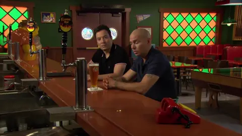 Jimmy and Pitbull head to Moe's in Universal Orlando to face off in a giant game of Duff Beer Pong. #beerpong #jimmyfallon #pitbull #tiktok #funny #tonightshow #fallontonight #fallonflashback #foryou #fyp #reels
