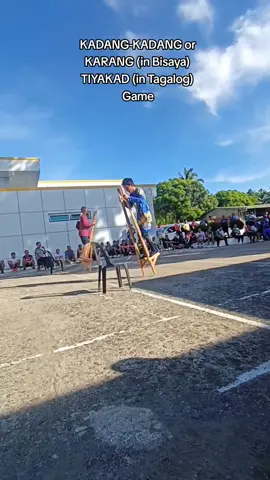 Traditional Pinoy Game:  KADANG-KADANG or KARANG (in Bisaya) TIYAKAD (in Tagalog). Parlor Games @ SURSECO-I