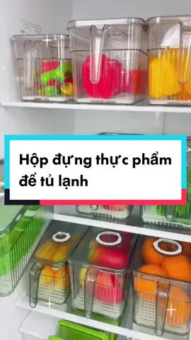 Hộp đựng thực phẩm để tủ lạnh nhựa trong cao cấp. #hopdungthucpham #hopdungthucphamtulanh #giadung #nobimart #dcgr 