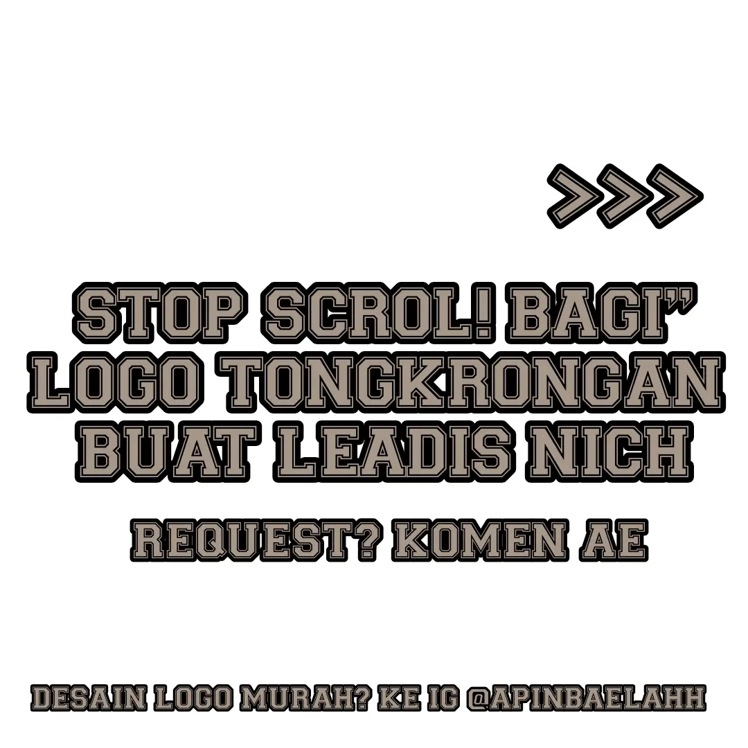 DONE YA BUAT LEADIS 😋💥 geser aja dulu siapa tau ada requestan kamu xixixi #logodesigner #leadisstm #logodesign #designedit #logokeren #tongkrongan 