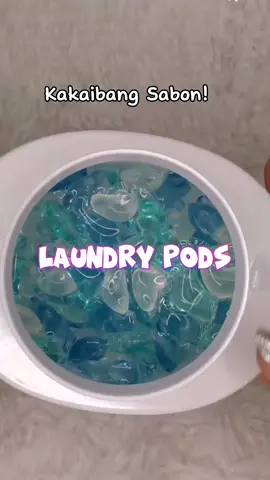 Kakaibang Sabon? Laundry Pods Available on the yellow basket 👆🛒 #laugend #laundrycapsule #laundryday #laundrypods 