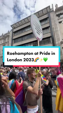 Roehampton at Pride in London 2023🌈🤝✨ #roehamptonuniversity #london #Pride 