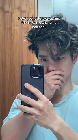 i’ll drop the hair tutorial if this doesn’t flop.  #menshair #animehair #asianhair #koreanperm 