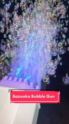 The powerfull Bazooka Bubble Gun 🔫 #bubbleblaster #bubblebazooka #bubbles #bubblegun #bubblemachine #bazookabubblegun 