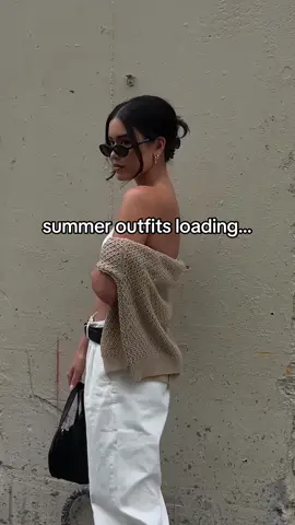 can’t stop wearing white even if i tried ☀️ #summerlooks #grwm #fashioninspo 