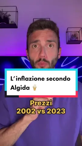 Che vergogna: ecco il confronto dei prezzi dei gelati Algida tra i 2002 e il 2023! Prezzi aumentati del 200%. #0xAegis 