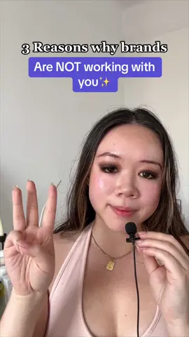 3 Reasons why brands are not working with you as a microinfluencer #microinfluencertips #microinfluencertiktok #ugccreator 