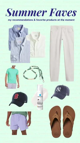 summer faves #menswear #cleanboyaesthetic #summerfaves #recommendations 