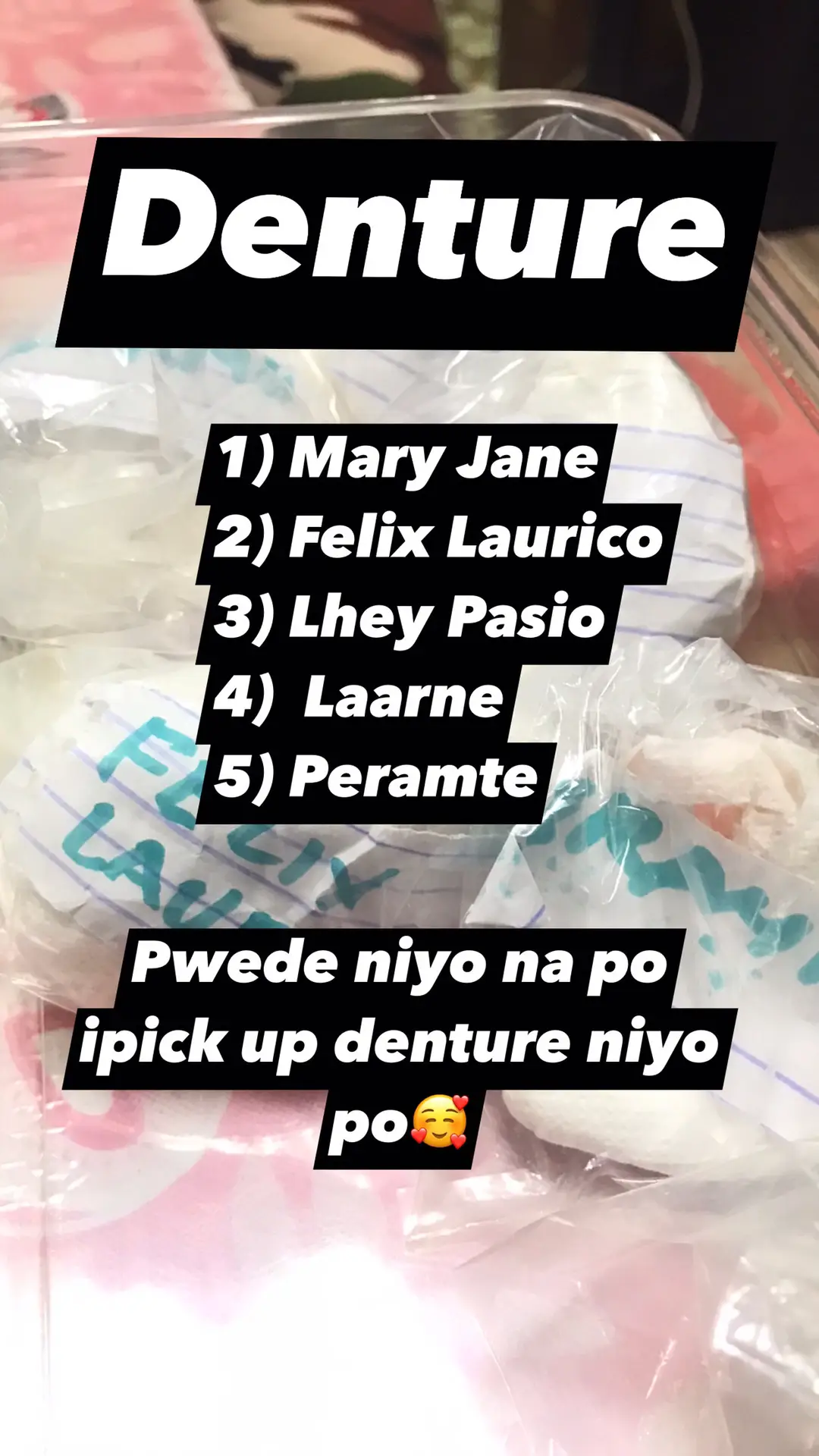 Paki pick up na po today until tomorrow po🥰 PROMO‼️PROMO‼️PROMO‼️ AVAIL NA promo runs on JULY 3,4. 📍BRACE INSTALL for only 👉🏻3500nt👈🏻 📍Xray? Meron niyan dito! Just add 500nt🥰 INCLUSION 🦷 FREE whitening 🦷 FREE cleaning 🦷 FREE ortho wax 🦷 FREE tooth filling PROMO! PROMO! PROMO! BRACE INSTALL UP & DOWN FOR ONLY 3500nt. 📍TOOTH PASTA AND INSTALL PACKAGE IS AVAILABLE. 📍DENTAL X-RAY IS AVAILABLE JUST ADD 500nt.