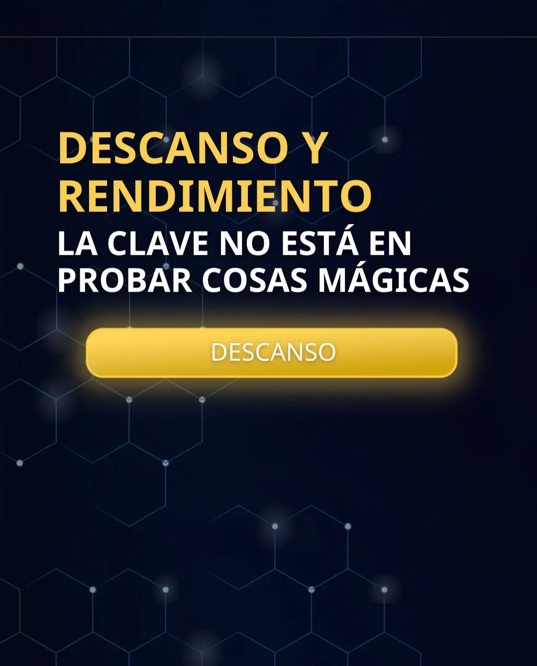 😴 ¡Entrenar no lo es todo! Recuerda descansar correctamente. 🌙 La calidad y el tiempo de sueño influyen en tu desarrollo físico y mental mucho más de lo que crees. 🪫 Y no solo afectará a tus entrenamientos sino también en el estado de ánimo, el humor, nuestra energía… ➡️ Desliza este carrusel para saber más sobre las causas y consecuencias que puede ocasionar tener malos hábitos de descanso. 📲 Y si quieres un nuevo artículo en el blog que hable sobre esto de forma más desarrollada y con actualidad científica  no te olvides de compartirlo.