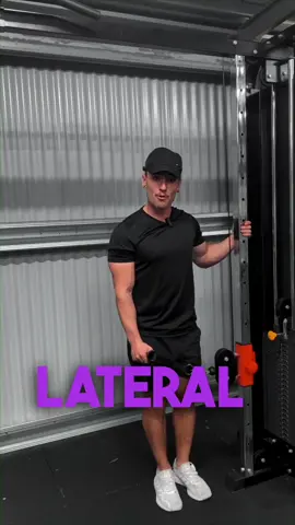 How to properly perform your cable lateral raises!! #gym #Fitness #shoulders #lateralraise #cablelateralraise #gymtip 