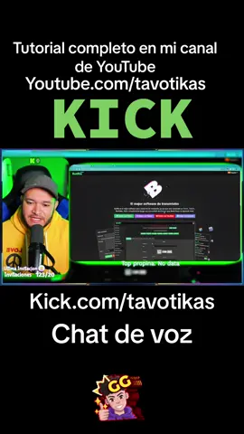La mejor herramienta para hablar con amigos: chat de voz en Kick @kick.com @Kick Streaming Community  #fyp #kick #chatdevozenkick #chatdevoz #kick16dollars #videotutorial #videotutorials #botrix 