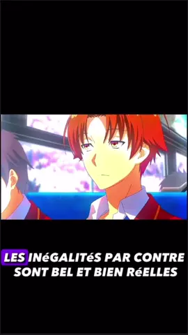 L'égalité est seulement une illusion / animé : classroom of the elite #pourtoi #anime #classroomoftheelite #ayanokouji #citation 