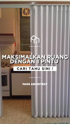 Ini dia pintu yang bisa dilipat sampai penyet! #Jadimakinpintar #pintu #pintulipat #pintuWPC #fakearchitect
